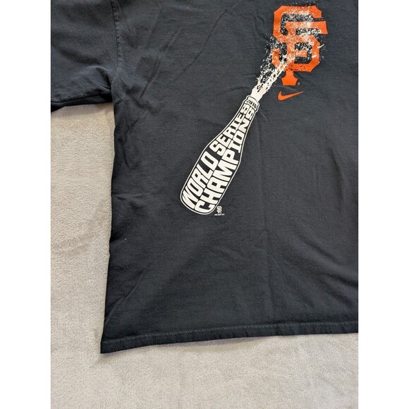 San Francisco Giants 2010 Champions Nike T Shirt XL Extra Large MLB Loose Fit - Picture 8 of 15